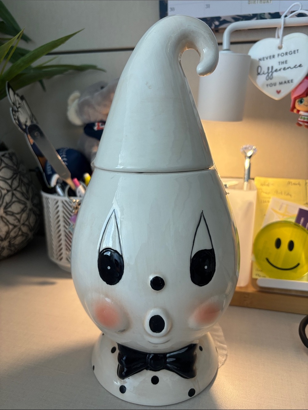 Johanna Parker Transpac Gus the Ghost Cookie/Treat Jar